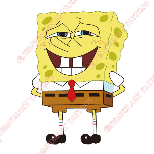 SpongeBob SquarePants Customize Temporary Tattoos Stickers NO.857